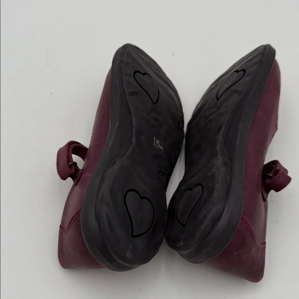 Du pareil au meme Elegant Burgundy Mary Jane Shoes kids 33 leather casual event